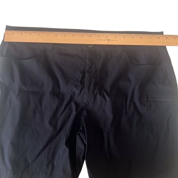 Eddie Bauer Black Pockets Nylon Spandex Casual Shorts Size 16 - Picture 11 of 11